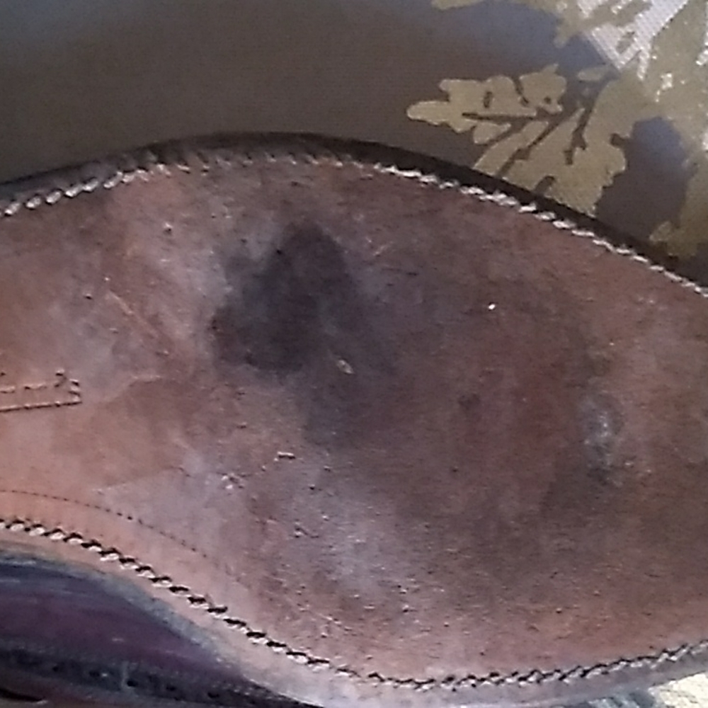 COPY - ALLEN EDMONDS VINTAGE BROWN MENS SHOE - Picture 6 of 10